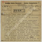Akte Nr. 267. Telegrammwechsel zwischen der Gestapo Karlsruhe und dem Gestapa über eine Sitzung von Vertretern der III. Internationale* (die Schweiz) vom 26. Mai-6. Juni 1936 in Zürich; Weisung des Gestapa bezüglich der eingegangenen Informationen.  Annot