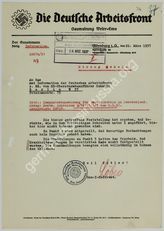 Дело 156. Материалы из досье гестапо о забастовочном движении в Германии