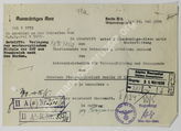 Akte Nr. 126.  Dossier des Gestapa Berlin: „Komintern. Organisation“: Informationen über das Westeuropäische Büro des EKKI (WEB).  Originale und Kopien
